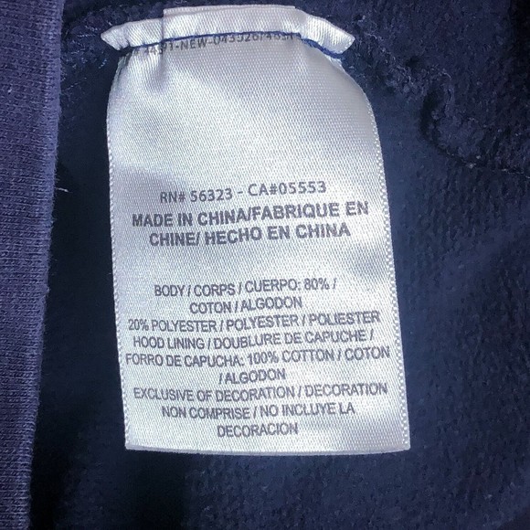 Nike Women's Small Pullover Hoodie, Dark Blue - Picture 6 of 7